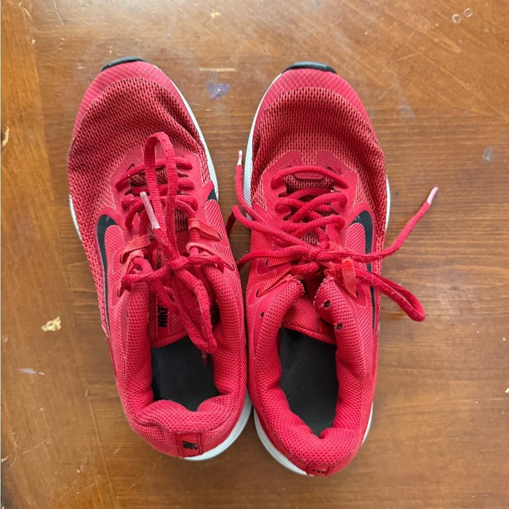 Boys Nike Red Running Shoes